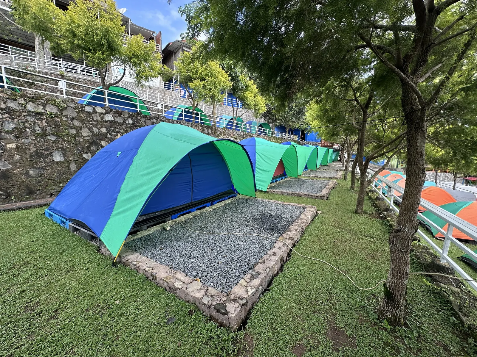 Area camping di Villa Khayangan